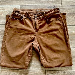 Brown Straight Leg Jeans